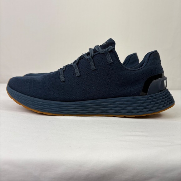 NOBULL Allday Ripstop Unisex Running Sneakers Shoes Navy Gum Sole M 10‎ W 11.5